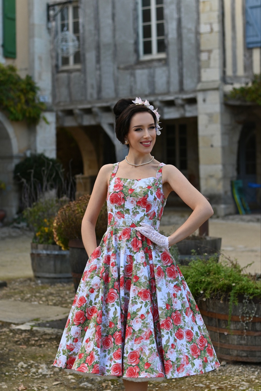 Rosewood Romance Swing Dress